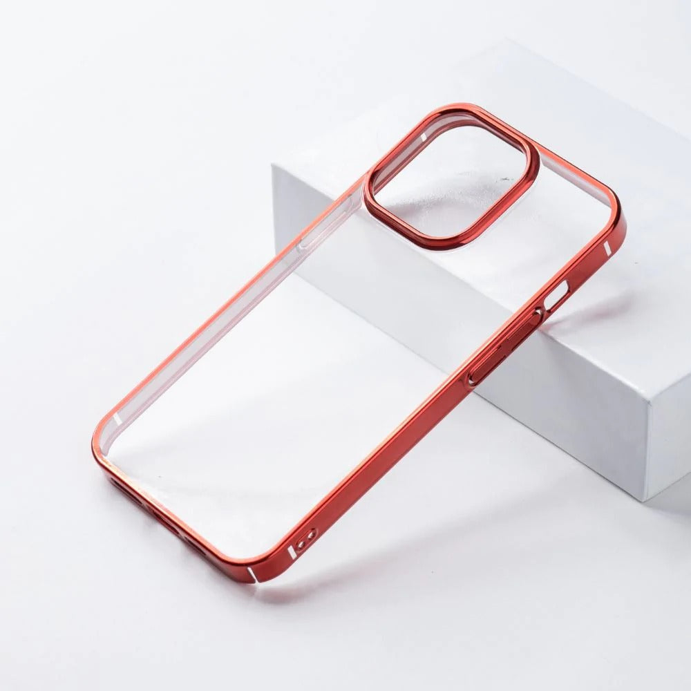 Crystal Clear Chrome Electroplated Bumper iPhone Cover
