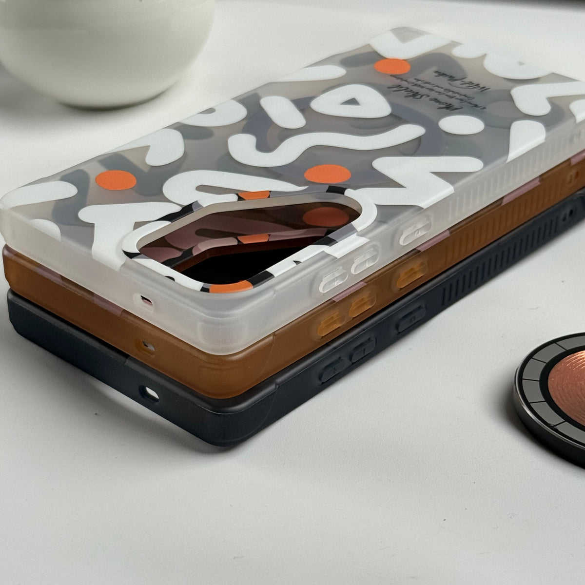 Samsung Galaxy S25 Ultra Geometric Graffiti Shockproof MagSafe Case Cover