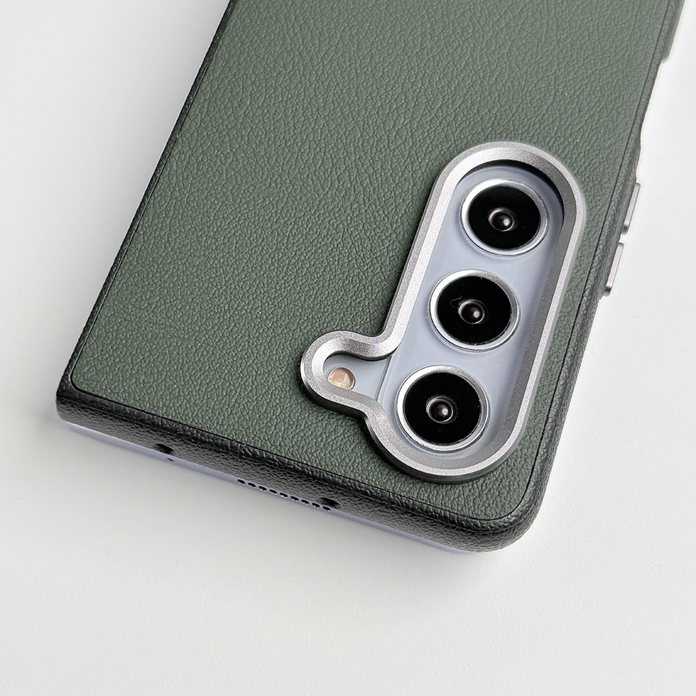 Samsung Galaxy Z Fold 6 Leather Texture Hard Cover