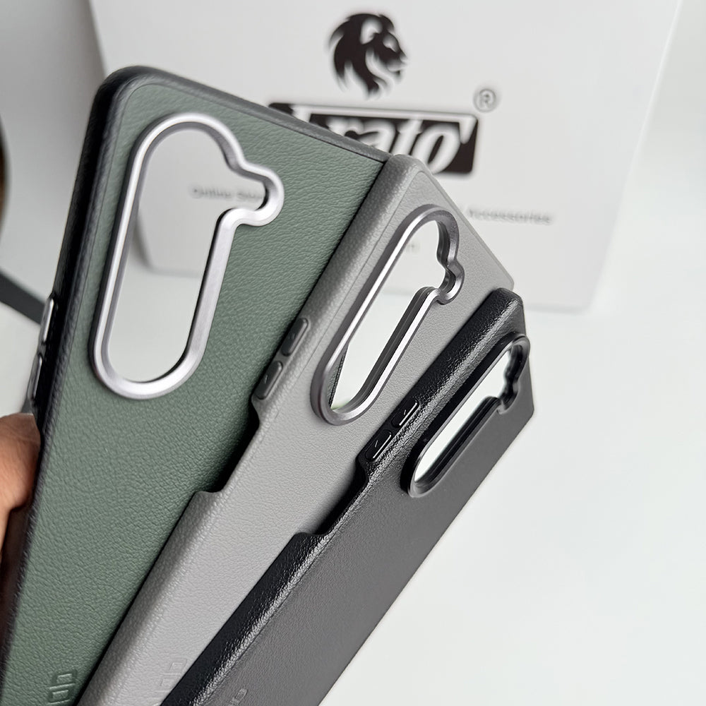 Samsung Galaxy Z Fold 6 Leather Texture Hard Cover