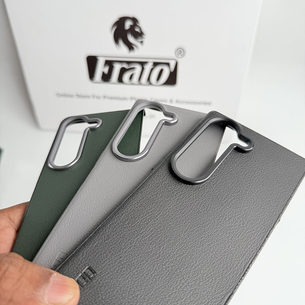 Samsung Galaxy Z Fold 6 Leather Texture Hard Cover