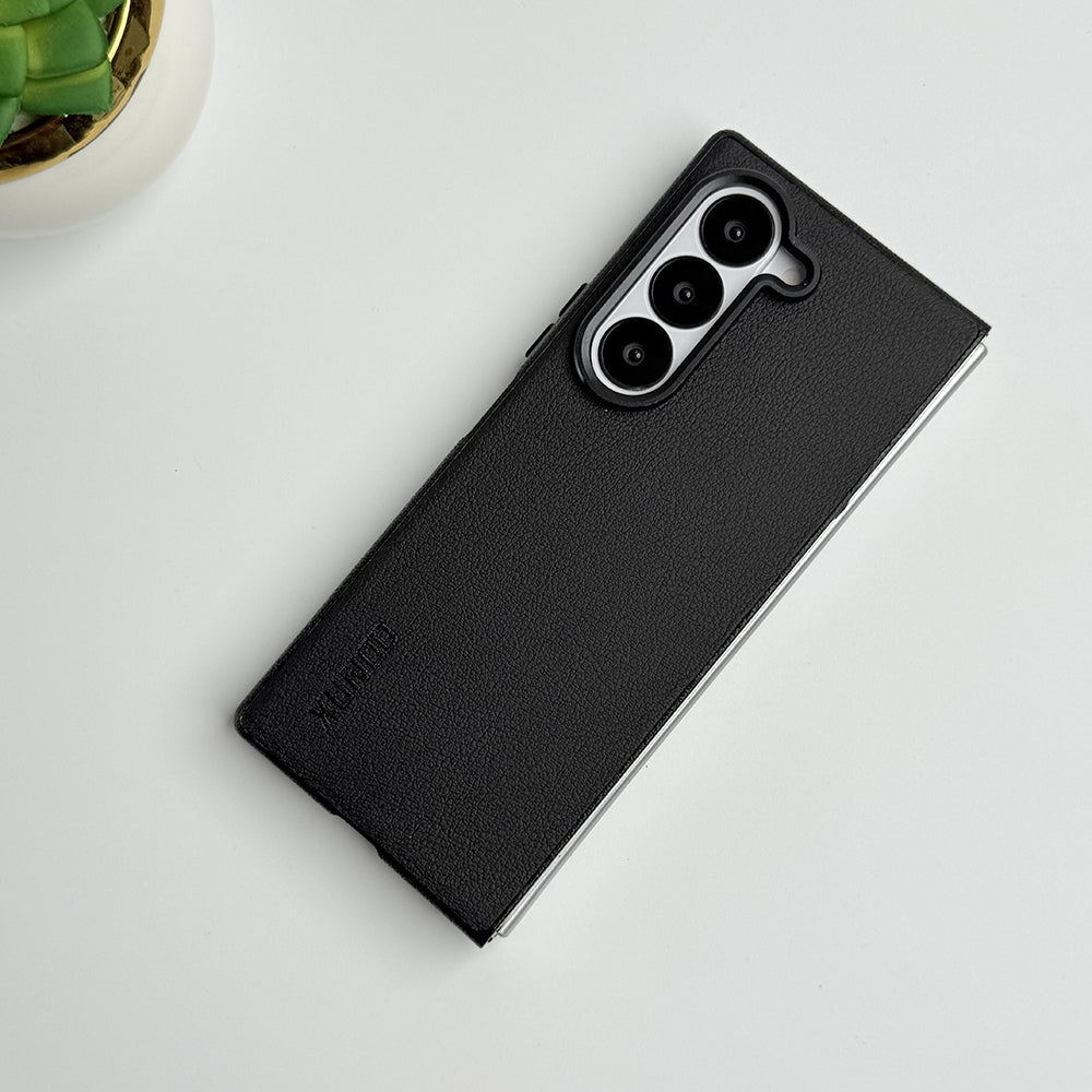 Samsung Galaxy Z Fold 6 Leather Texture Hard Cover