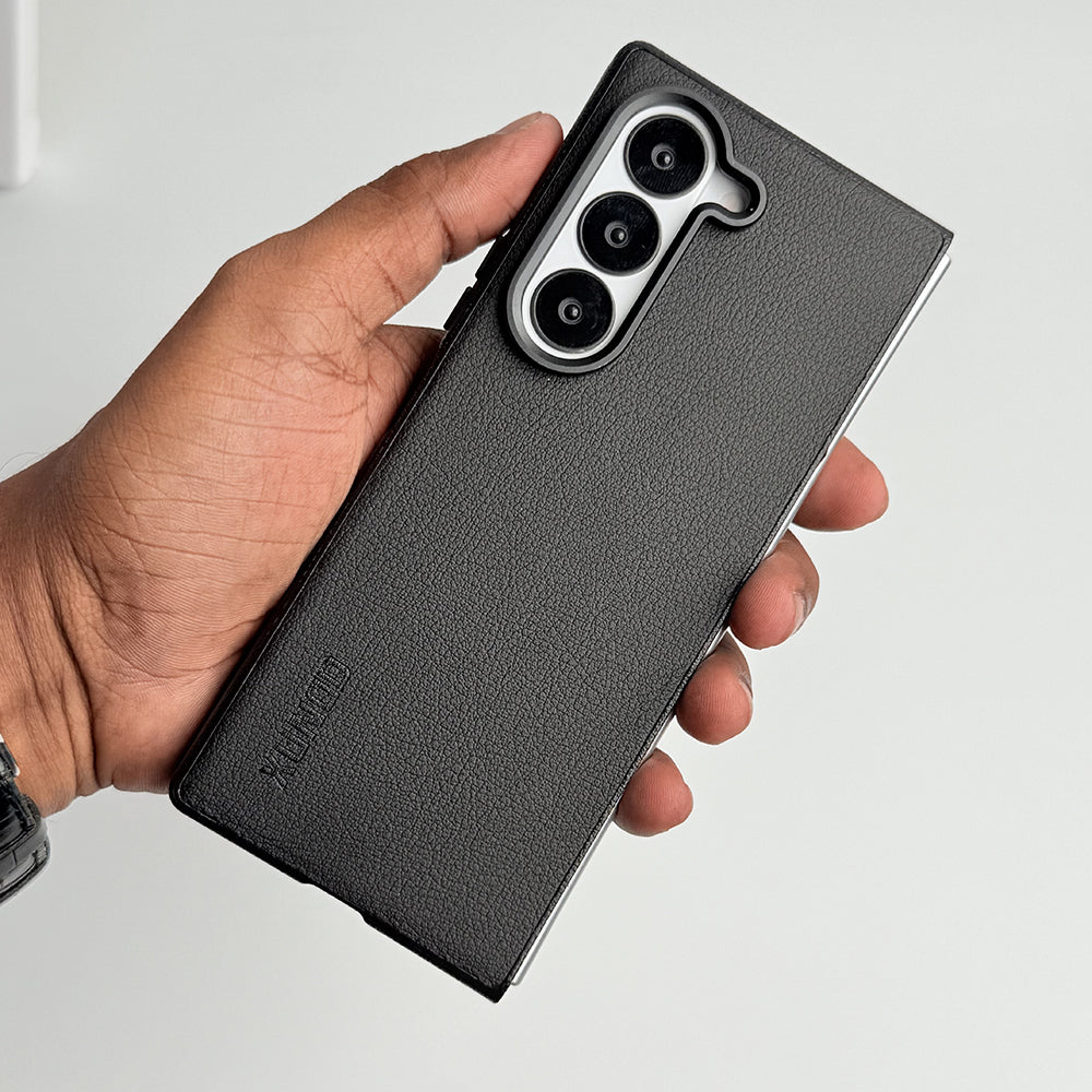 Samsung Galaxy Z Fold 6 Leather Texture Hard Cover