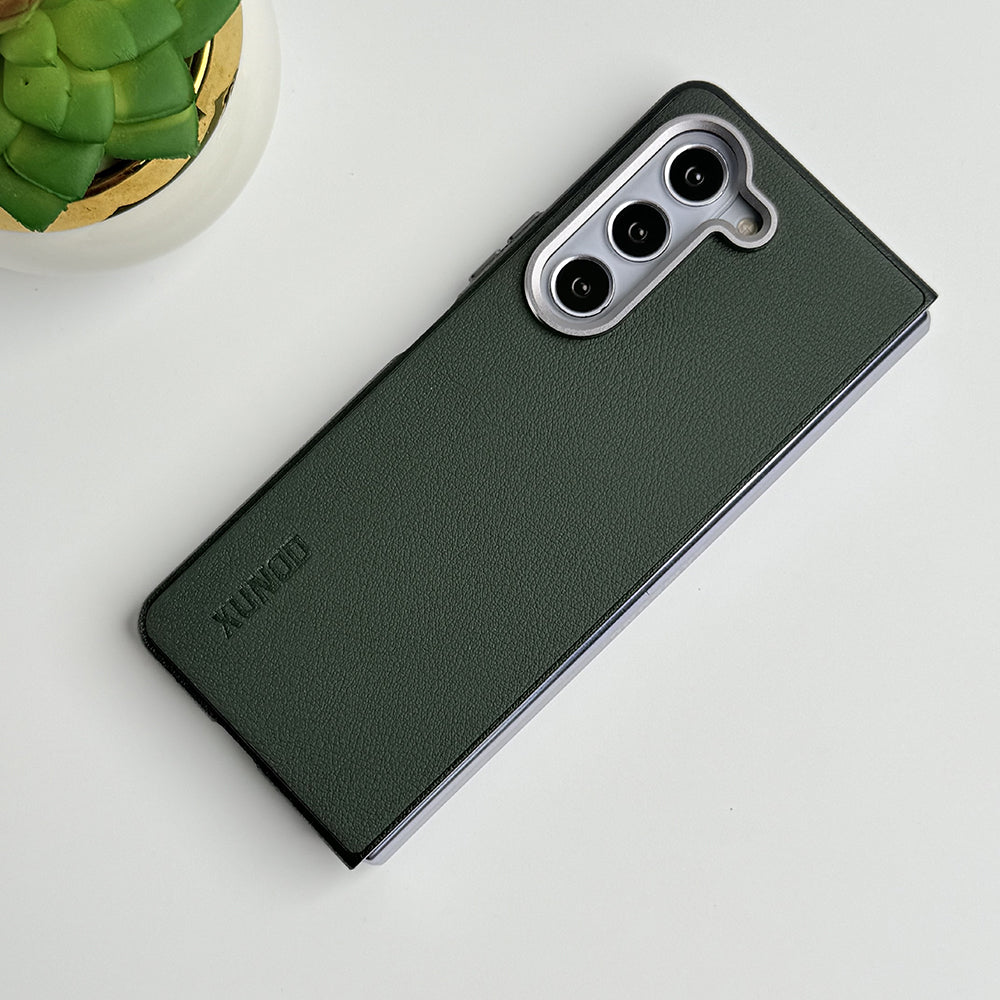 Samsung Galaxy Z Fold 6 Leather Texture Hard Cover