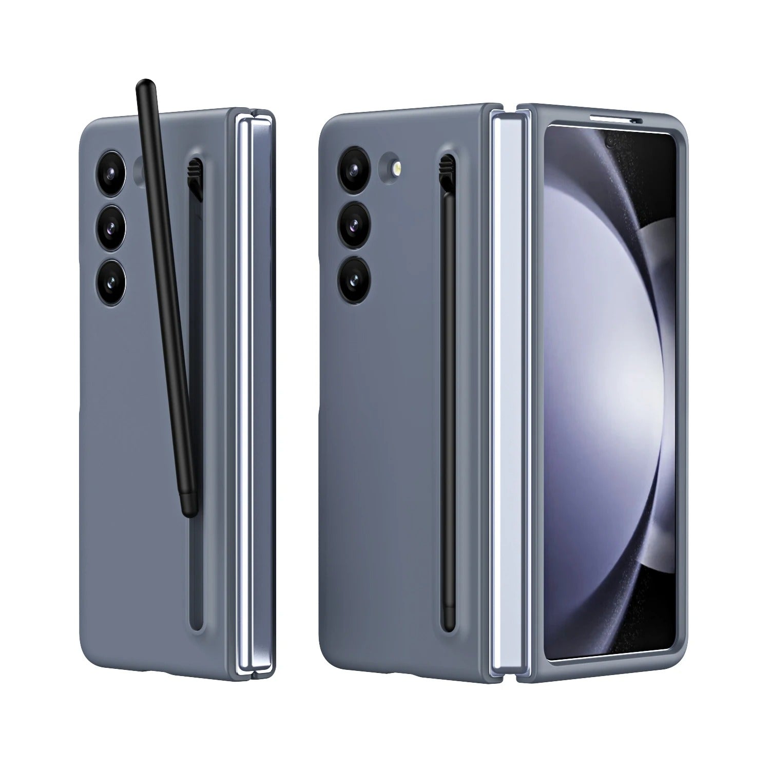 Samsung Galaxy Z Fold 6 Touch Pen Slim Pen Slot Ultra Thin PC Protective Phone Cover