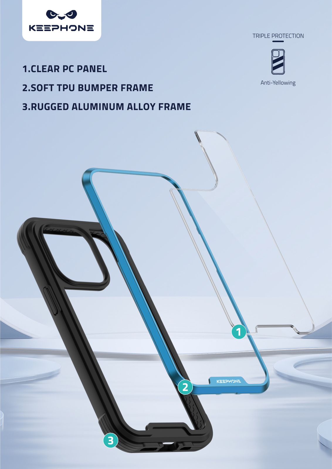 iPhone Aluminium Alloy Metal Bumper Phone Case