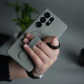 Galaxy S23 Ultra Silicone Case | Magnetic Ring | Silicone Grip Strap Cover