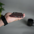Galaxy S25 Ultra Aramid Fiber Case | Slim Magnetic Charging Ring Cover | Maroon