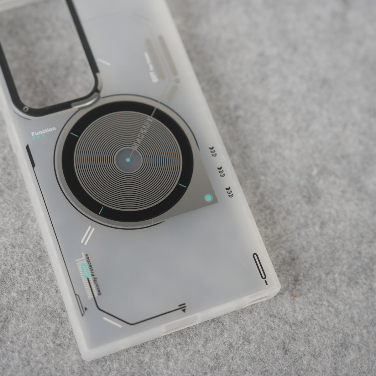 Galaxy Ultra Series Matte Futuristic Design Magnetic MagSafe Charging Case