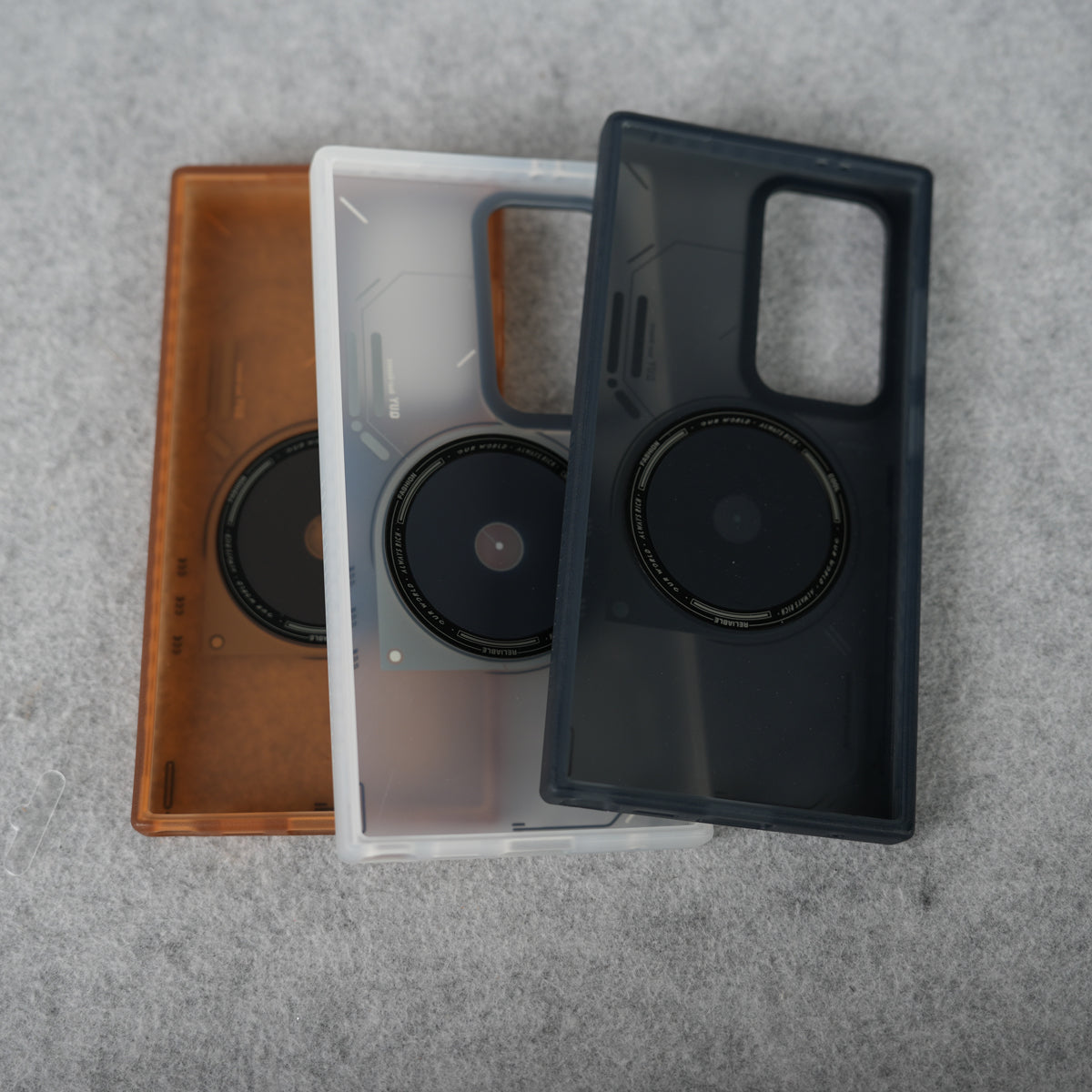 Galaxy Ultra Series Matte Futuristic Design Magnetic MagSafe Charging Case