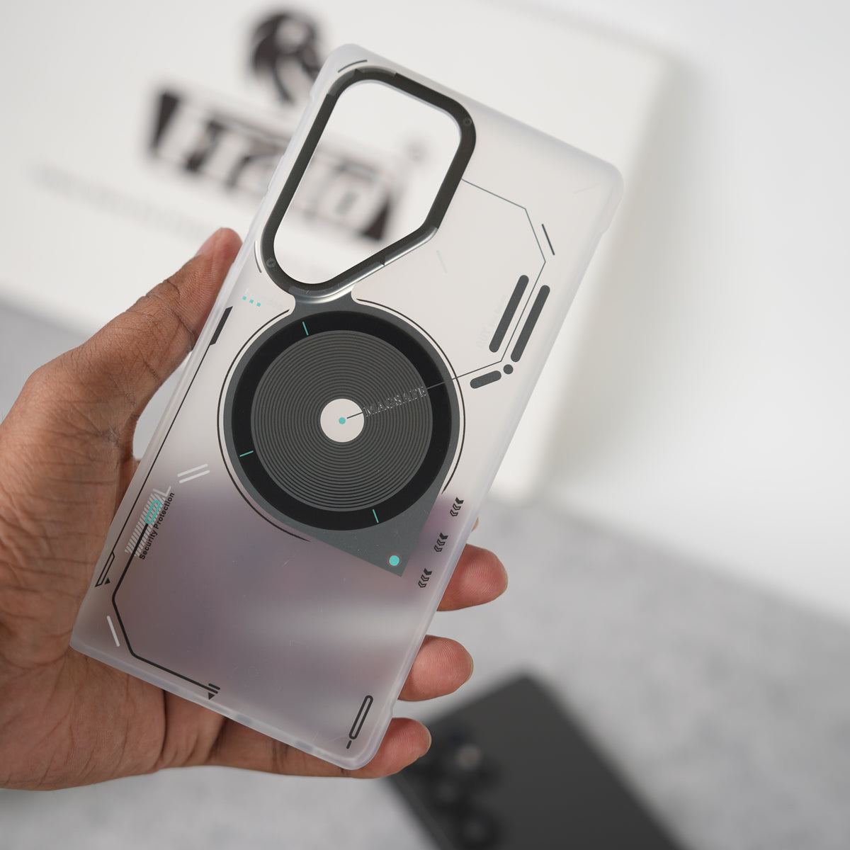 Galaxy Ultra Series Matte Futuristic Design Magnetic MagSafe Charging Case