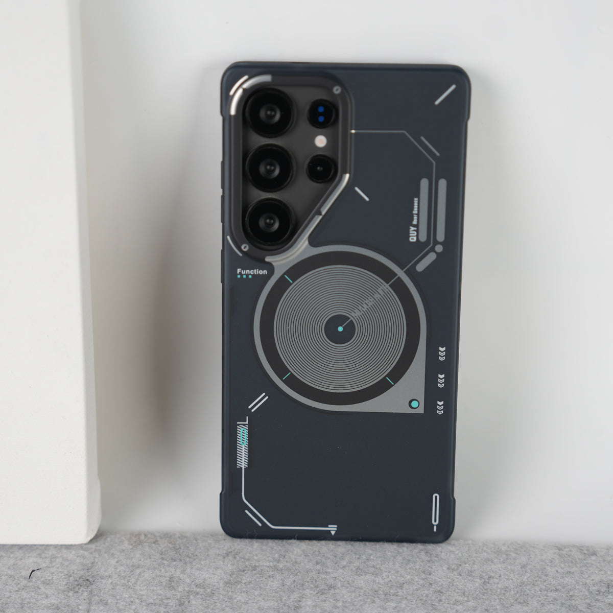 Galaxy Ultra Series Matte Futuristic Design Magnetic MagSafe Charging Case