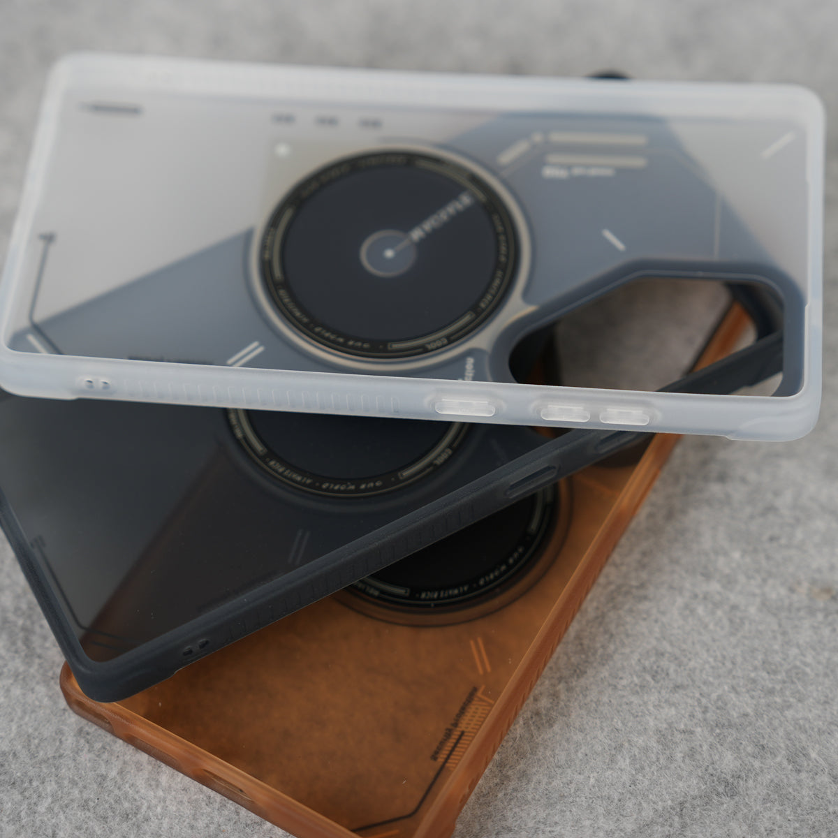 Galaxy Ultra Series Matte Futuristic Design Magnetic MagSafe Charging Case