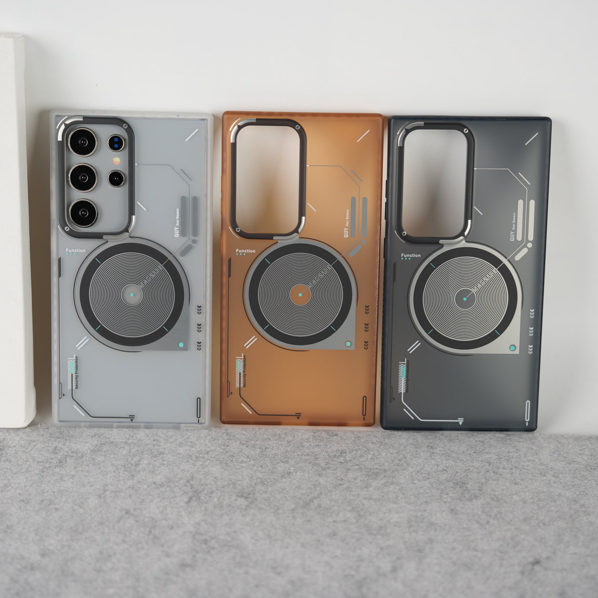 Galaxy Ultra Series Matte Futuristic Design Magnetic MagSafe Charging Case