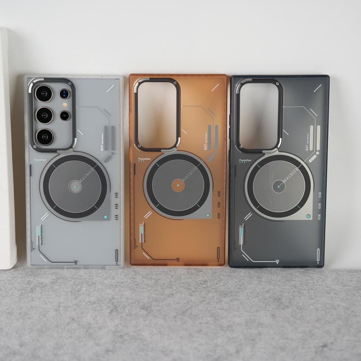 Galaxy Ultra Series Matte Futuristic Design Magnetic MagSafe Charging Case