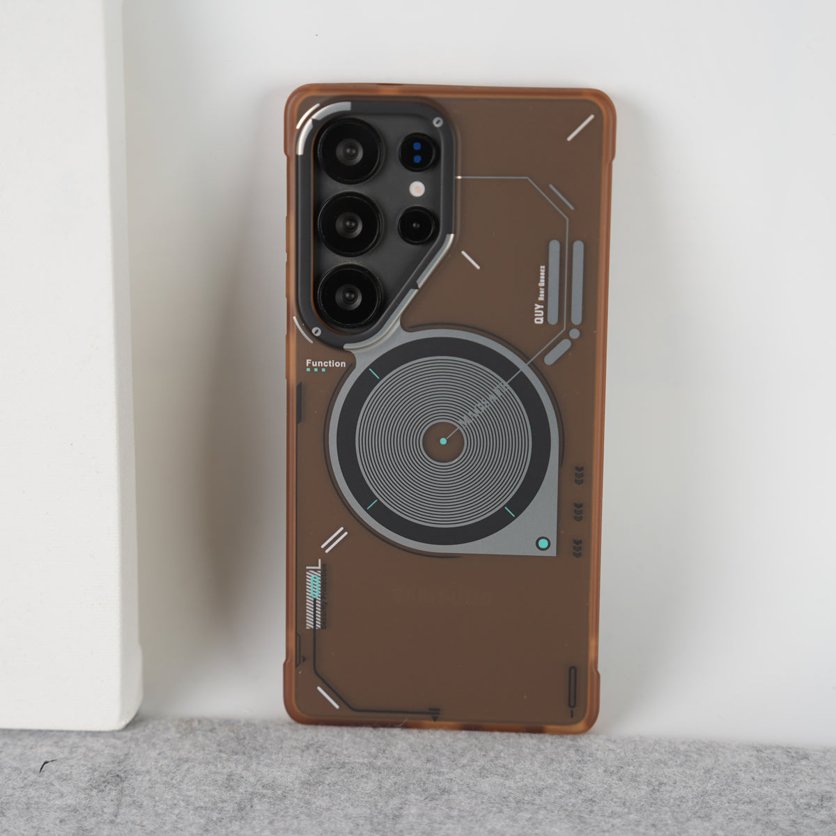 Galaxy Ultra Series Matte Futuristic Design Magnetic MagSafe Charging Case