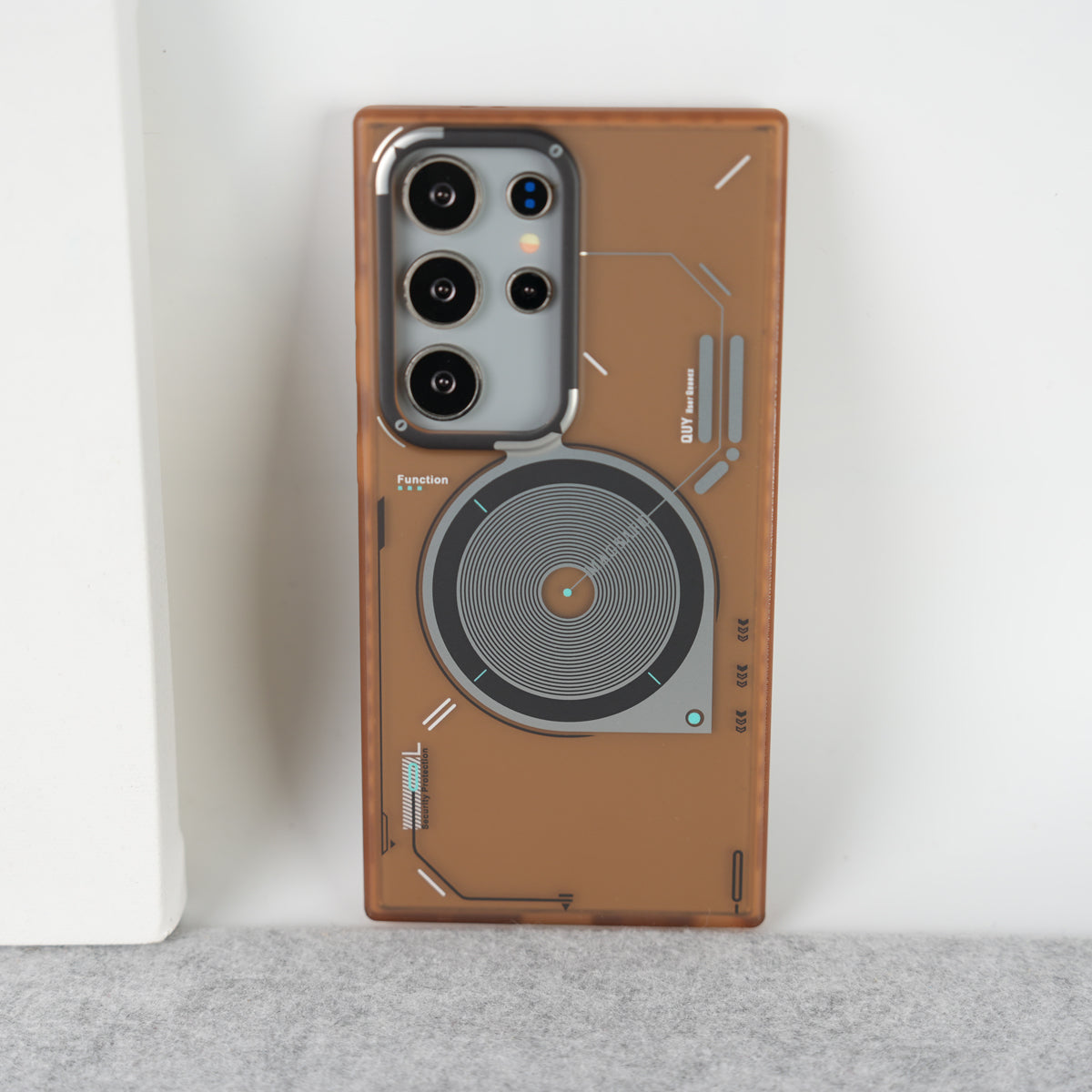 Galaxy Ultra Series Matte Futuristic Design Magnetic MagSafe Charging Case