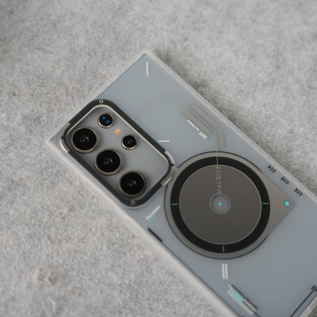 Galaxy Ultra Series Matte Futuristic Design Magnetic MagSafe Charging Case