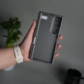 Galaxy Z Fold 7 Camera Shutter Case | Slim Hard Back Cover with Card Holder & Hinge Kickstand | Shockproof Protective Case