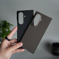 Galaxy Z Fold 7 Carbon Fiber Style Case | Ultra-Slim Matte Protective Back Cover | Premium Camera Ring Finish