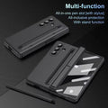 Galaxy Z Fold 7 ELVEV Hinge Protection Kickstand+Screen Protector Stylus Pen Folding Case Cover