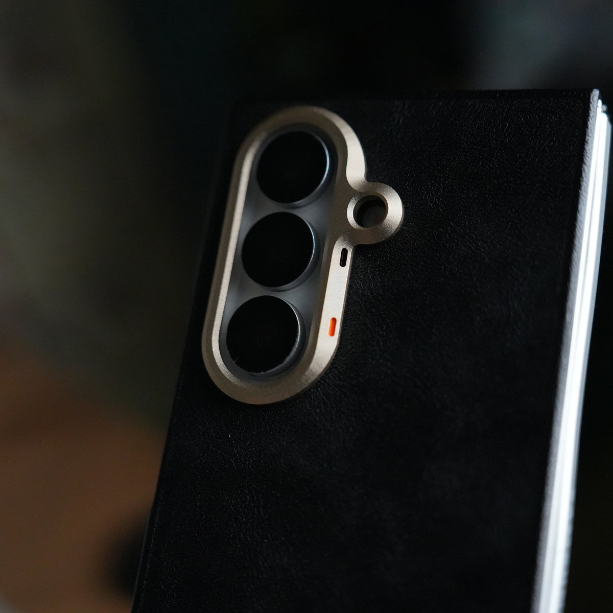 Galaxy Z Fold 7 Premium PU Leather Back Case with Front Frame | Slim & Elegant Design