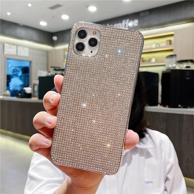 Luxury Diamond iPhone Case Cover Silver
