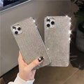 Luxury Diamond iPhone Case Cover Silver