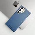 Samsung Galaxy S23 Ultra Leather Case With Alloy Camera Bumper