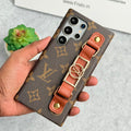 Samsung Galaxy S23 Ultra Luxury Brand Strap Holder Cover