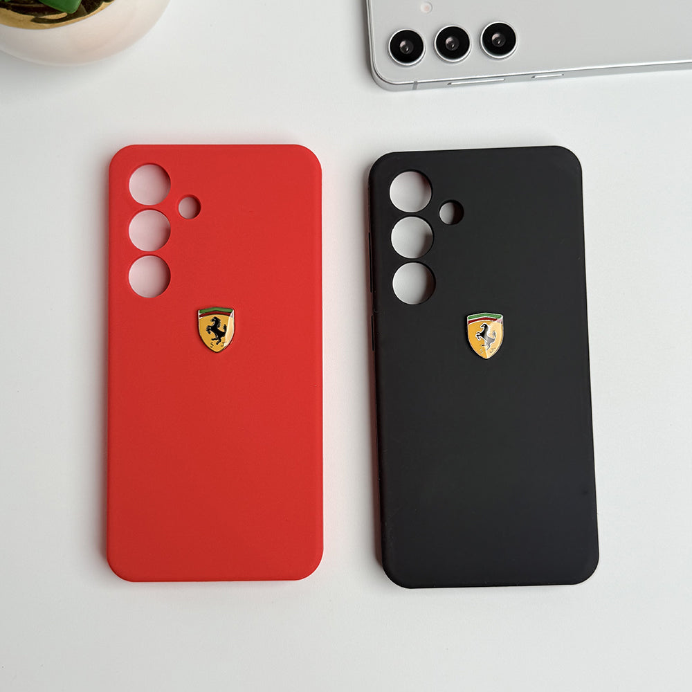 Samsung Galaxy S24 FR Sports Car Logo Silicone Case Cover