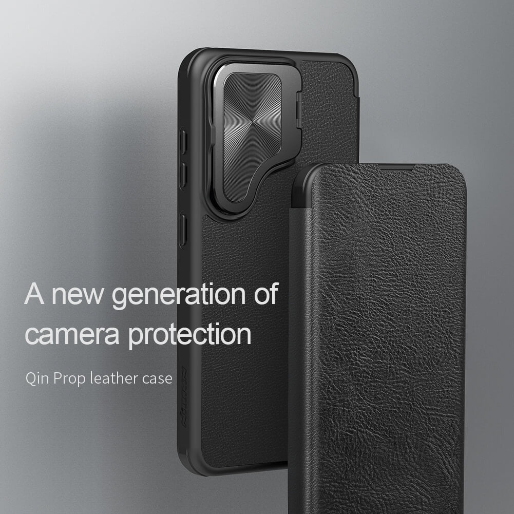 Samsung Galaxy S24 Nillkin Qin Prop Leather Case Cover