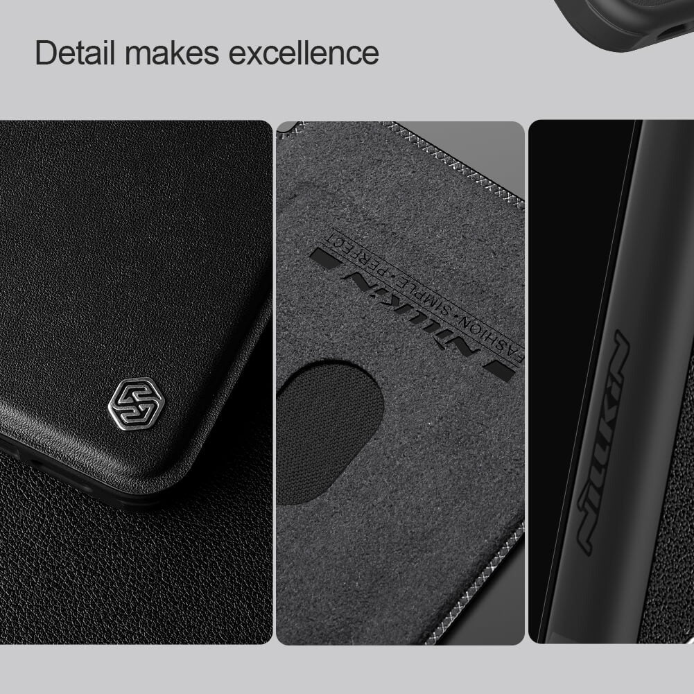 Samsung Galaxy S24 Nillkin Qin Prop Leather Case Cover