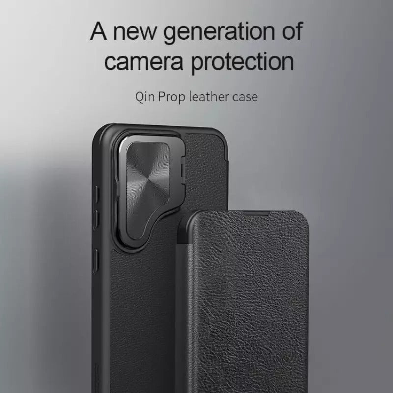 Samsung Galaxy S24 Nillkin Qin Prop Leather Case Cover