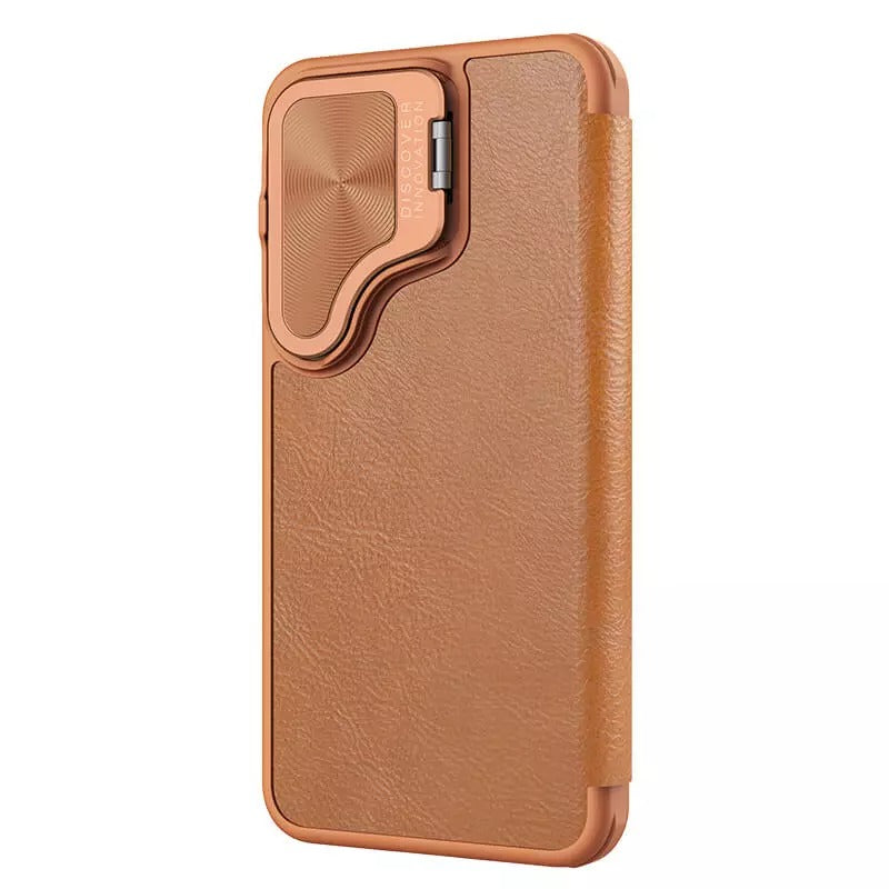 Samsung Galaxy S24 Nillkin Qin Prop Leather Case Cover