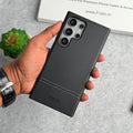 Samsung Galaxy S24 Ultra Bottom Stitch PU Leather Case Cover