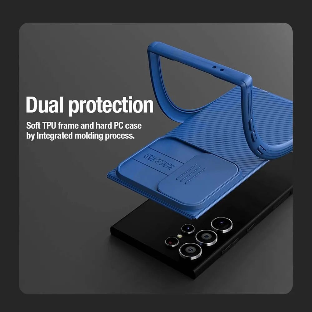 Samsung Galaxy S24 Ultra Camshield Case Cover (Black)