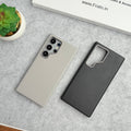 Samsung Galaxy S24 Ultra Full Leather Case With Metal Alloy Camera Bumper