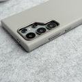 Samsung Galaxy S24 Ultra Full Leather Case With Metal Alloy Camera Bumper
