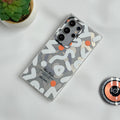 Samsung Galaxy S24 Ultra Geometric Graffiti Shockproof MagSafe Case Cover