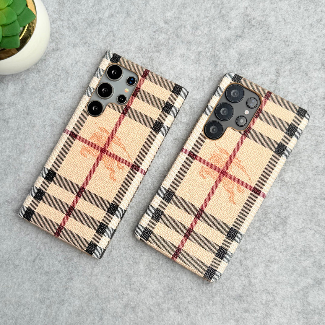 Samsung Galaxy S24 Ultra Luxury BRY PU Leather Case Cover