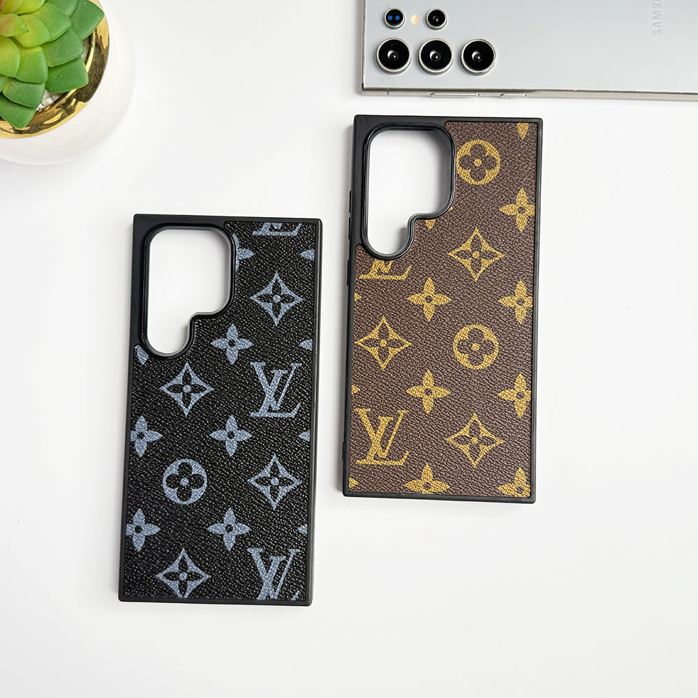 Samsung Galaxy S24 Ultra Luxury Brand PU Leather Case Cover