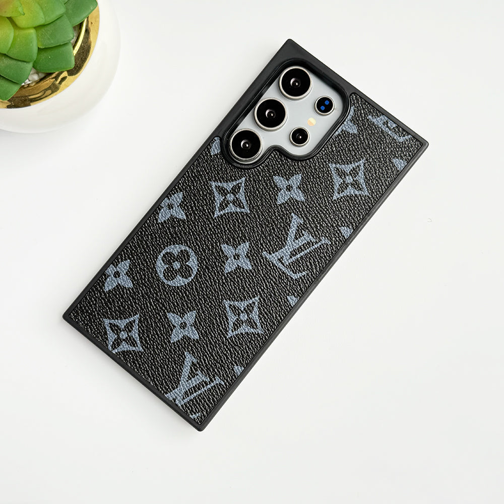 Samsung Galaxy S24 Ultra Luxury Brand PU Leather Case Cover