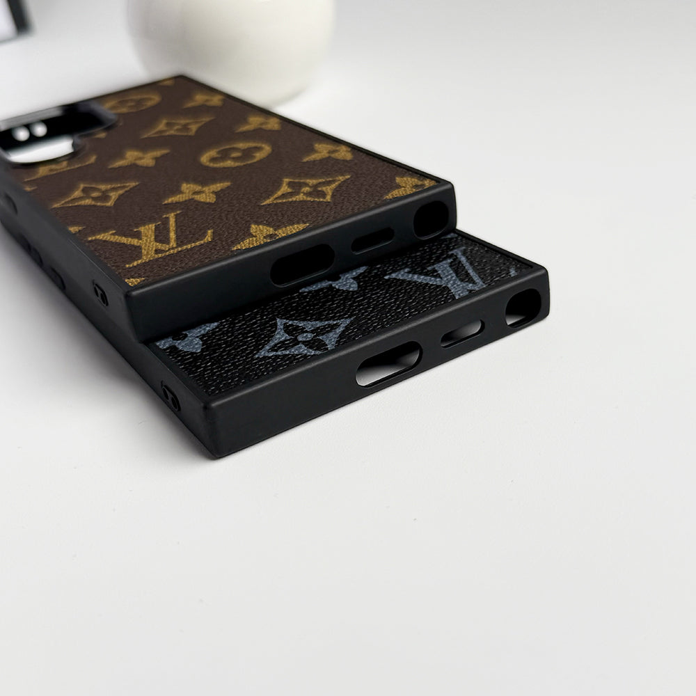 Samsung Galaxy S24 Ultra Luxury Brand PU Leather Case Cover