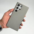 Samsung Galaxy S24 Ultra Magnetic Ring Silk Feel Liquid Silicone Cover