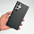 Samsung Galaxy S24 Ultra Magnetic Ring Silk Feel Liquid Silicone Cover