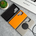 Samsung Galaxy S24 Ultra PU Leather Camera Bumper MagSafe Cover