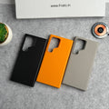Samsung Galaxy S24 Ultra PU Leather Camera Bumper MagSafe Cover