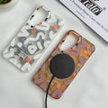 Samsung Galaxy S25 Geometric Graffiti Shockproof MagSafe Case Cover