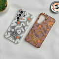 Samsung Galaxy S25 Geometric Graffiti Shockproof MagSafe Case Cover